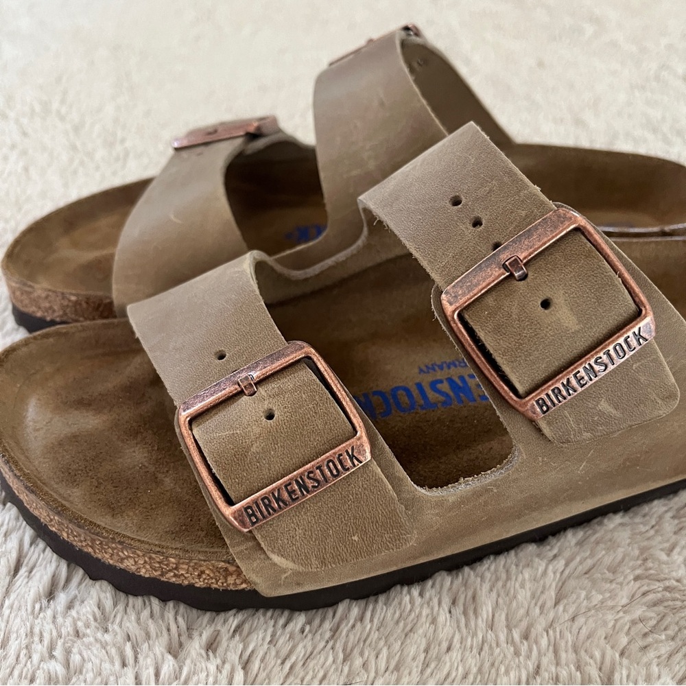 Birkenstock Arizona oiled leather sandals lk NEW EU 38 / US 7 - 7.5 narrow